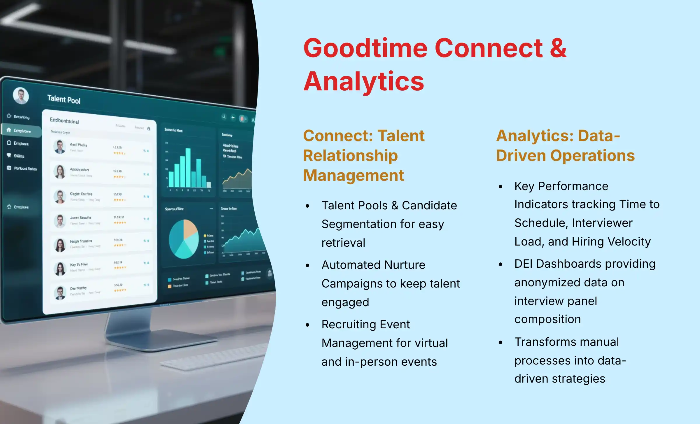 Goodtime Connect and Analytics Features Overview