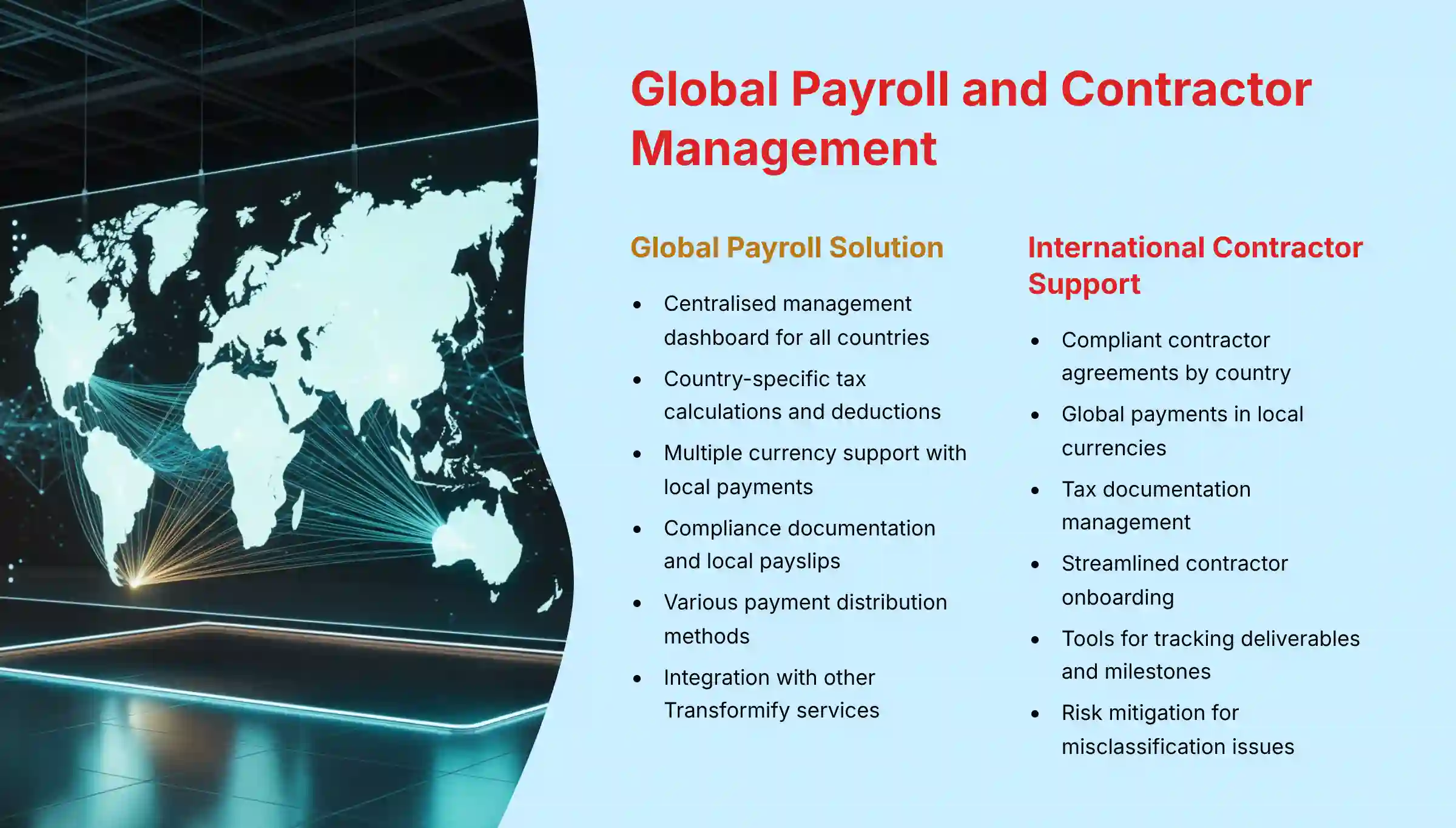 Global Payroll and Contractor Management