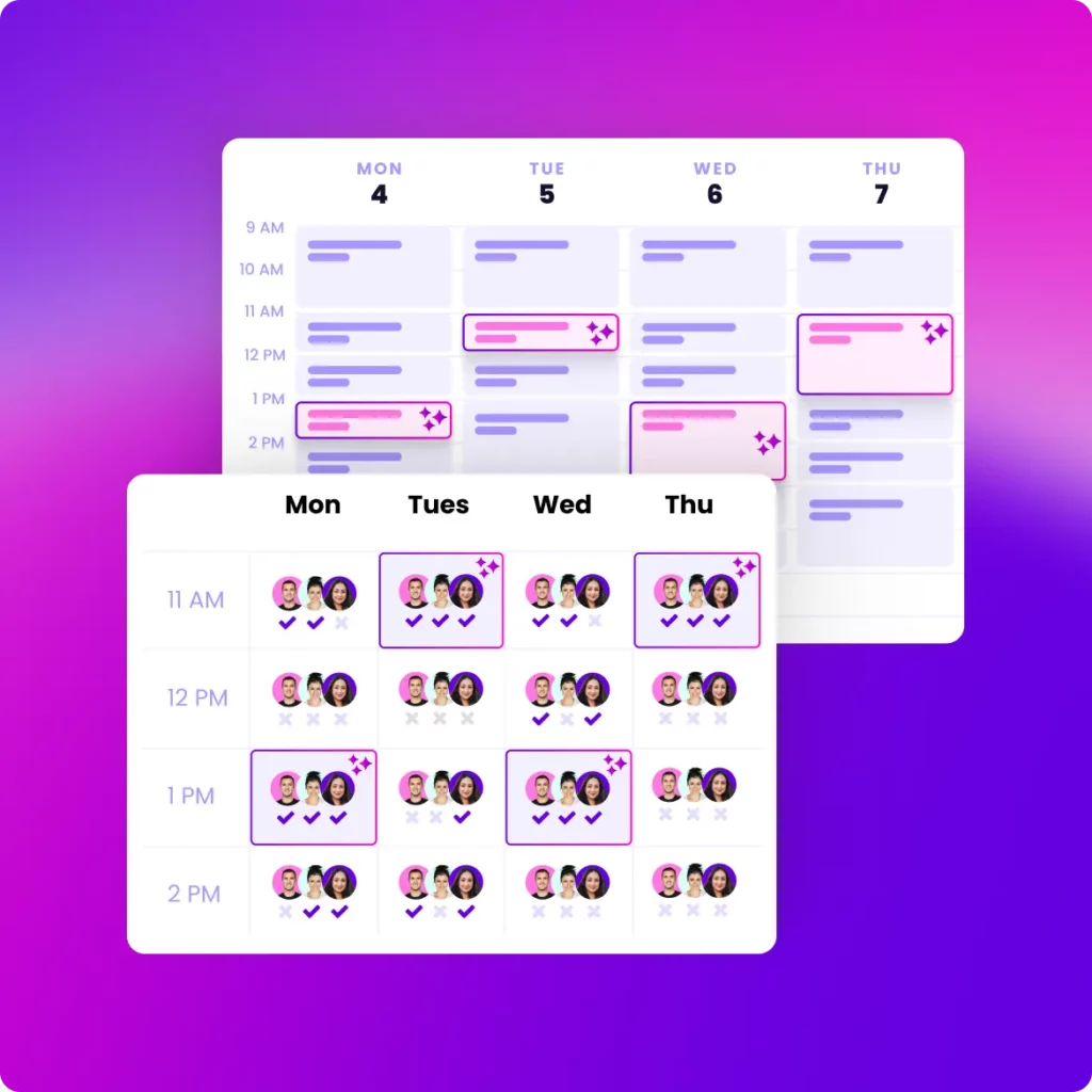 Automated Multi-Part Interview Scheduling Interface