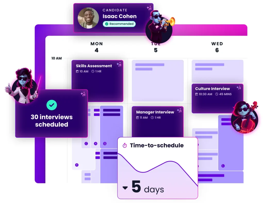 Goodtime AI-Powered Interview Scheduling Platform Interface