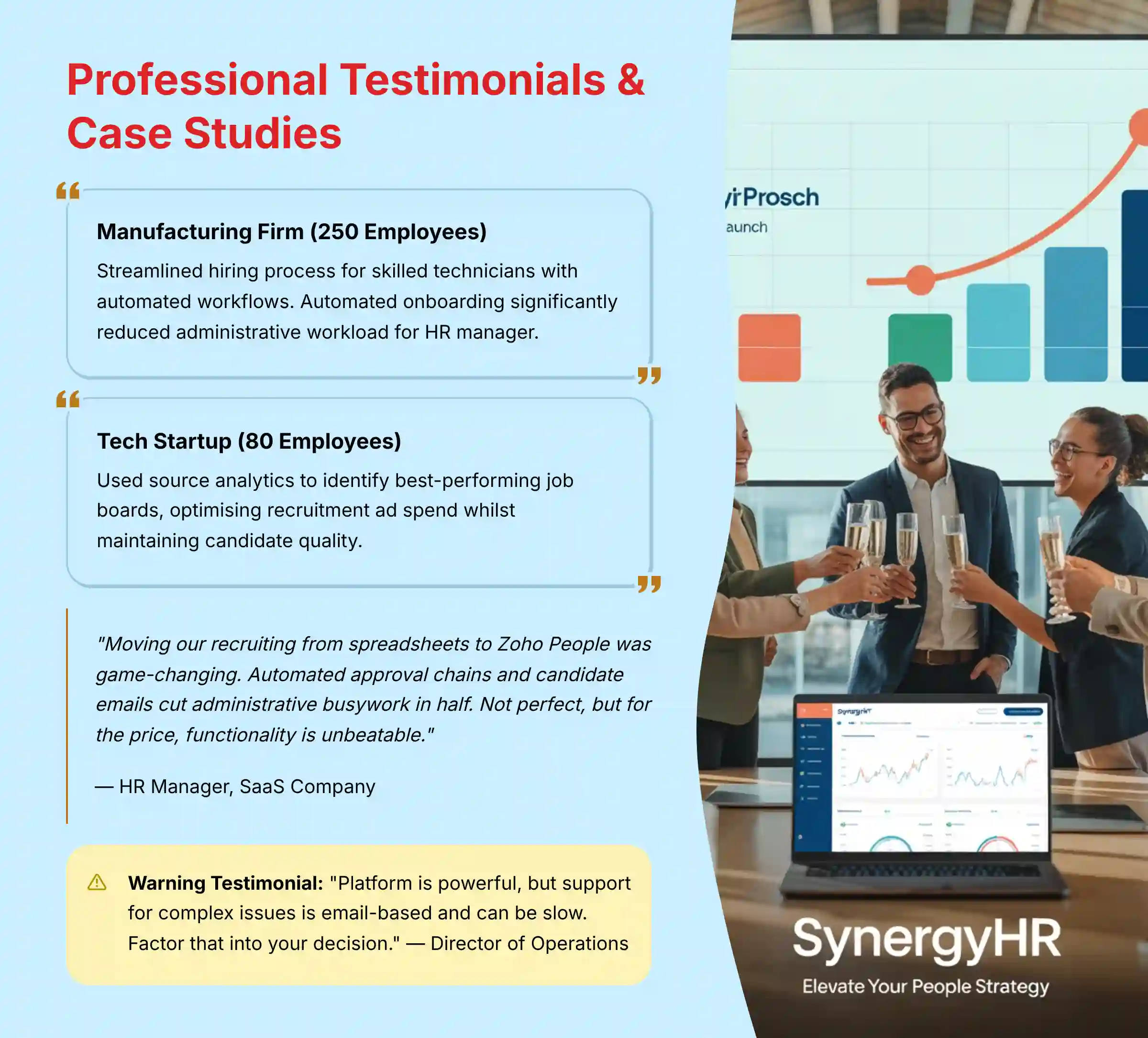 Professional Testimonials and Case Studies