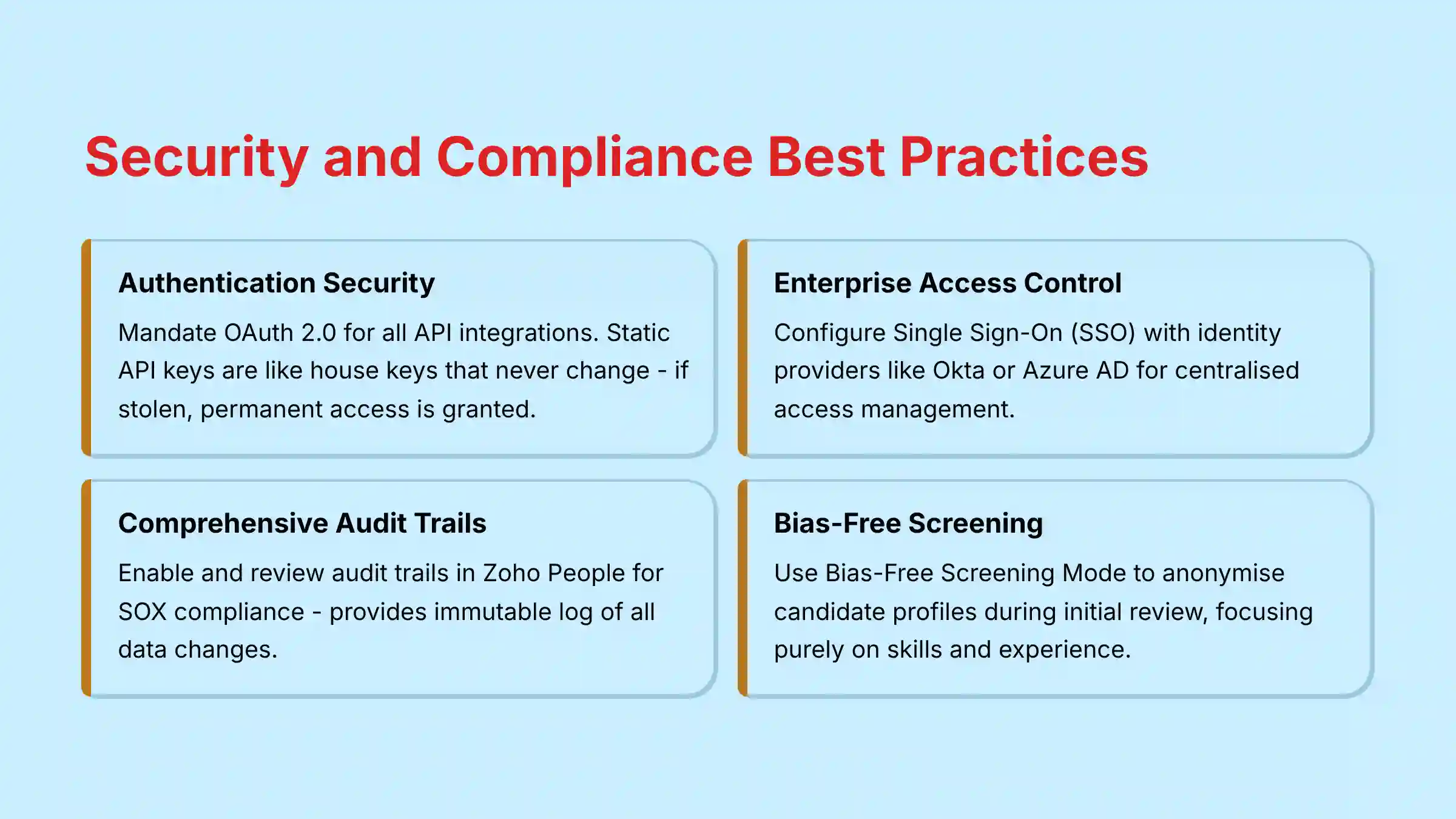 Security and Compliance Best Practices