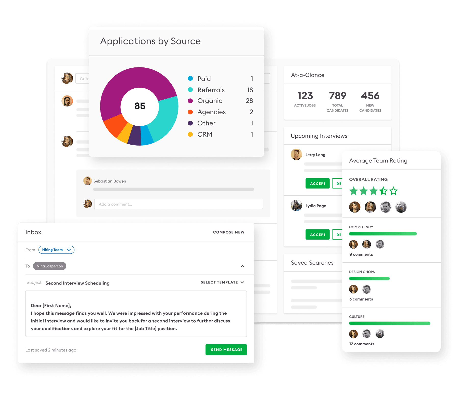 Talent Assessment Platform Dashboard Interface