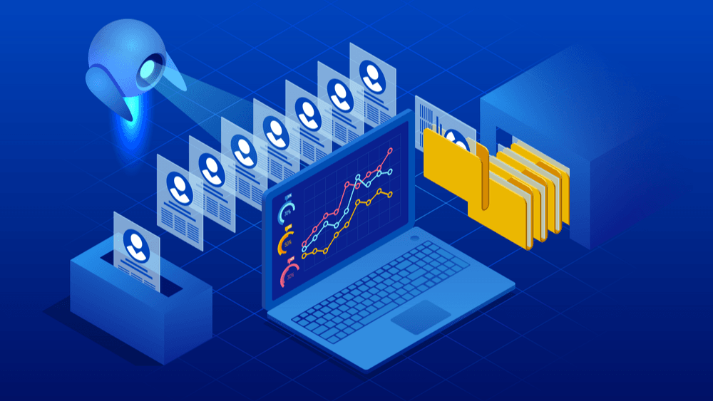 AI resume screening technology and automated candidate evaluation process