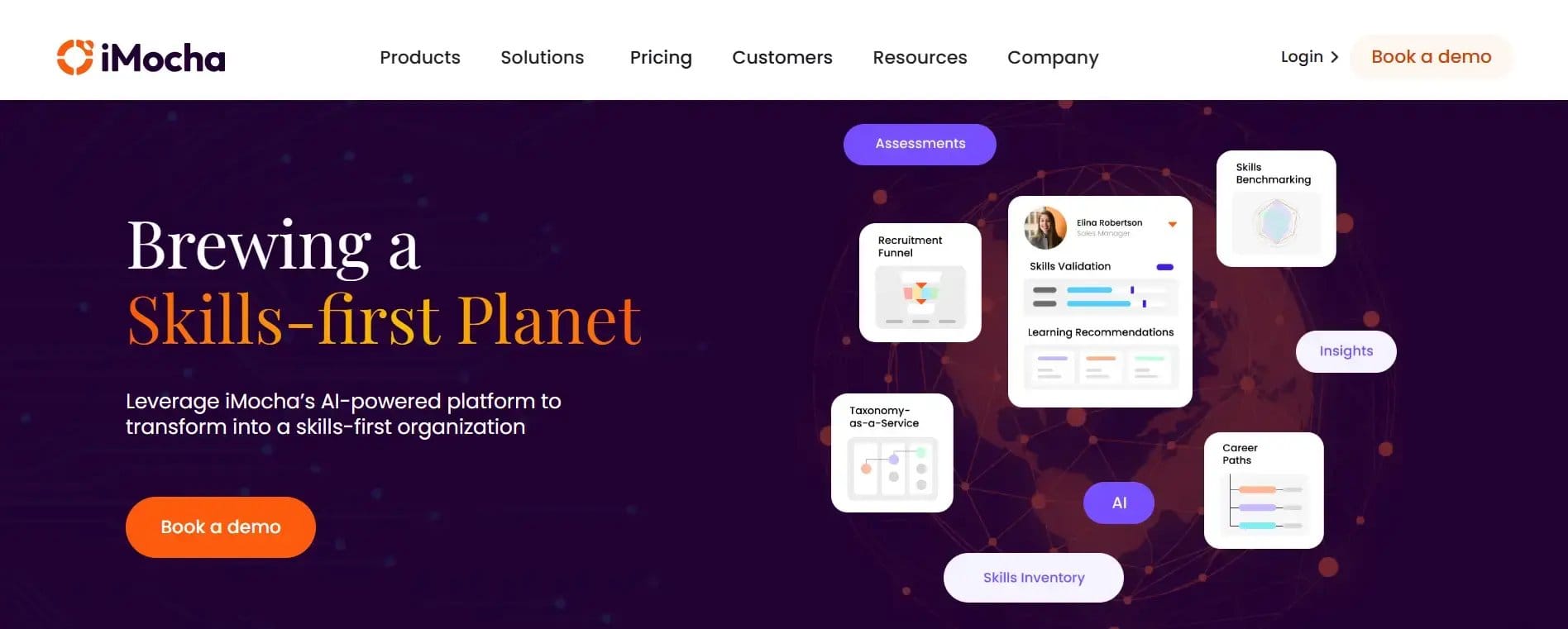 iMocha technical skills assessment and coding platform interface