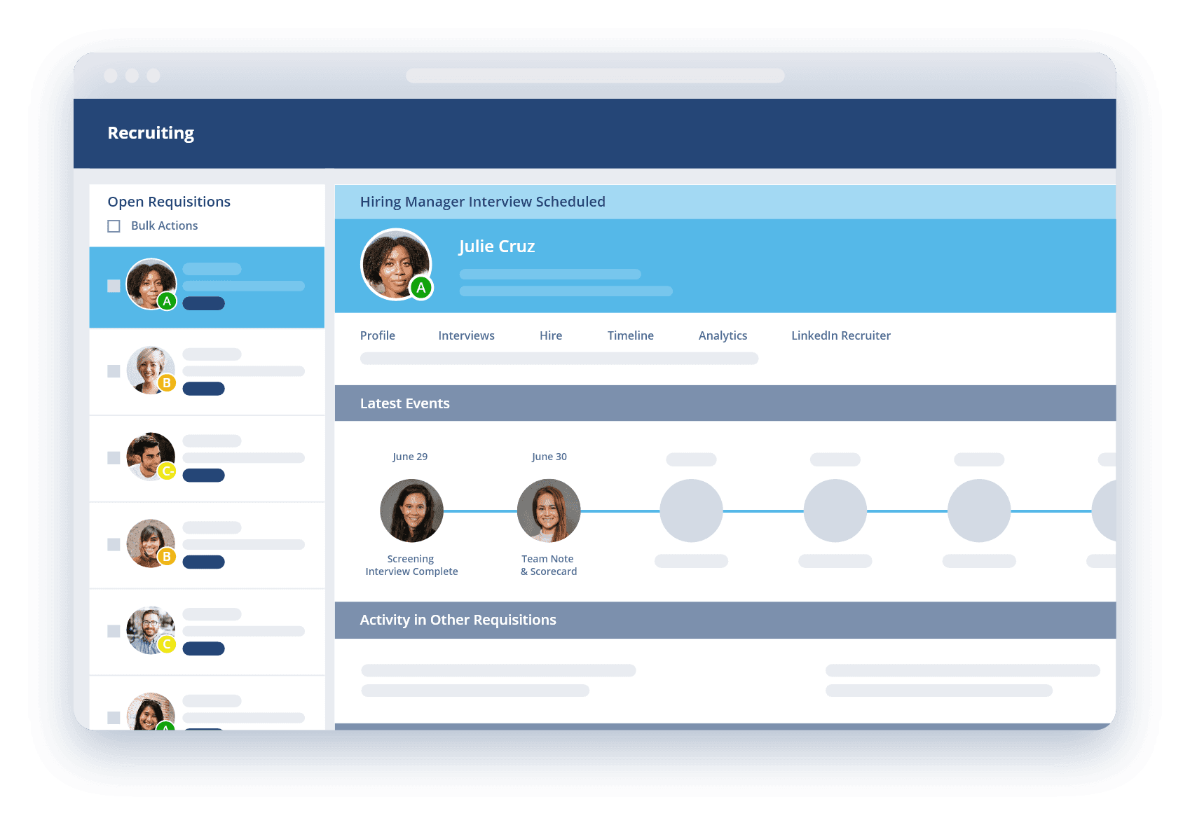 ClearCompany ATS platform overview dashboard