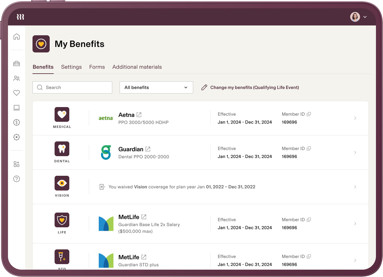 Rippling Benefits and Payroll Platform